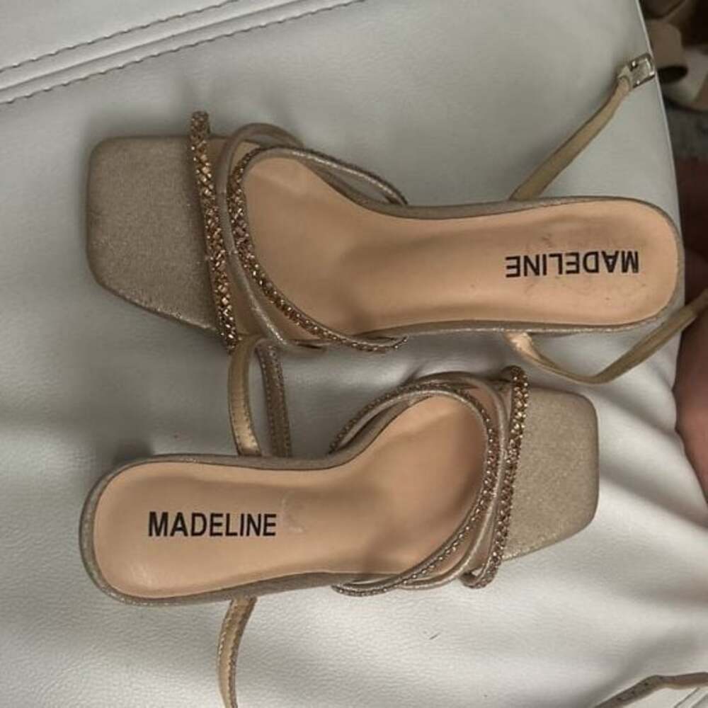 Madeline Strappy High Heels, like new, without Tags